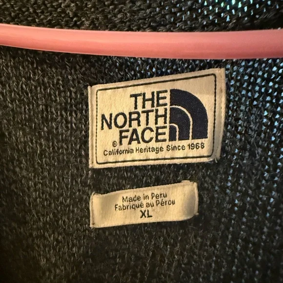 The North Face Charcoal V-Neck Women's Sweater Dress - Picture 3 of 5